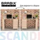 Стол письменный/компьютерный  "Scandi CD-016", 1100х500х750 мм, 4 ящика, дуб сонома, 641892, ЦБ013707-2. Фото товара с разных ракурсов.