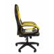 Офисное кресло Chairman Game 16 Россия экокожа черный/желтый/белый. Фото товара с разных ракурсов.