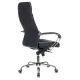 Кресло руководителя Бюрократ CH-609SL/ECO черный эко.кожа крестов. металл хром. Фото товара с разных ракурсов.