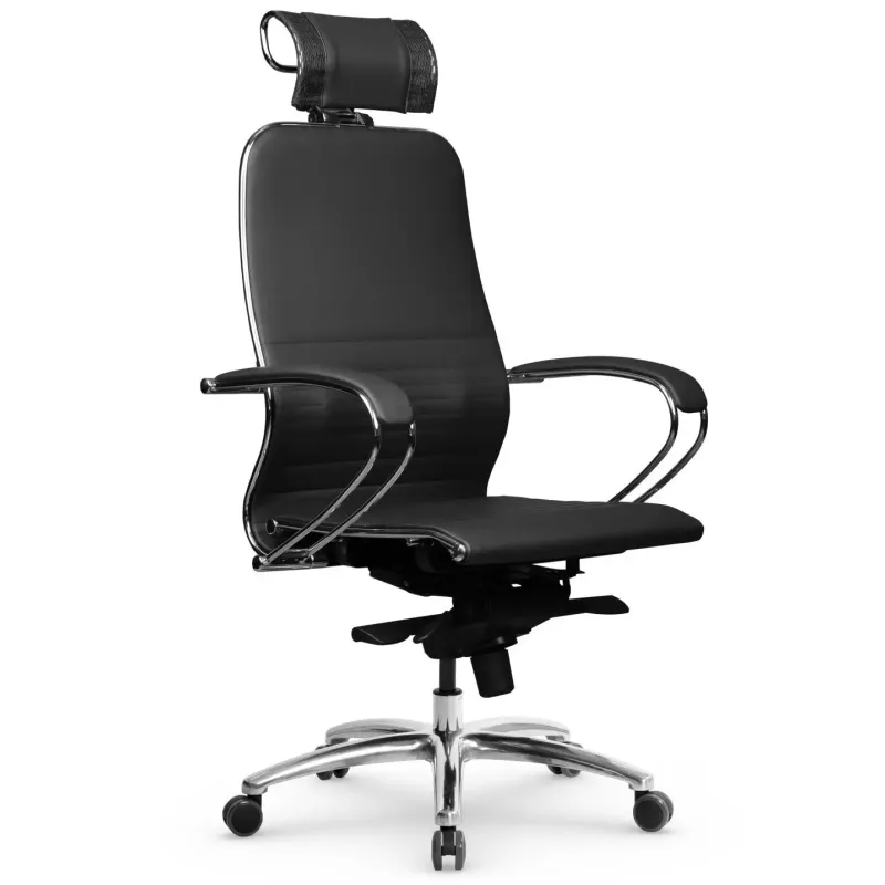 Кресло Samurai K-2 черная кожа главное фото