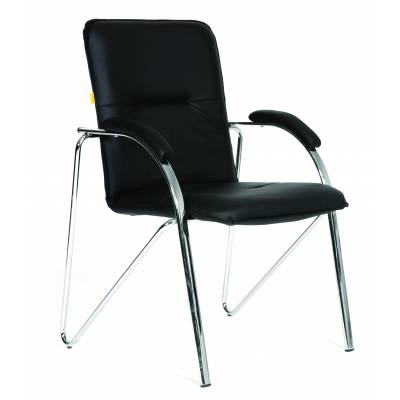 Офисное кресло Chairman 850 экокожа Terra 118 черная (собр.)