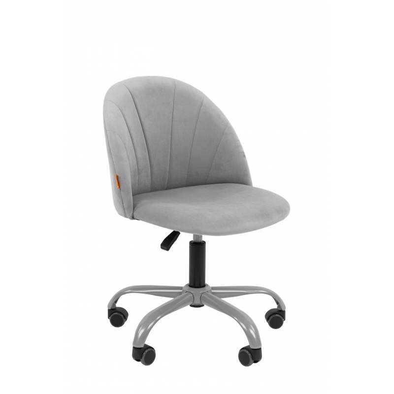 Кресло Chairman Home 117 Россия ткань Т-53 св. серый, серая крестовина главное фото