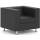 Кресло-диван Алекто Euroline-черный (Chairman)